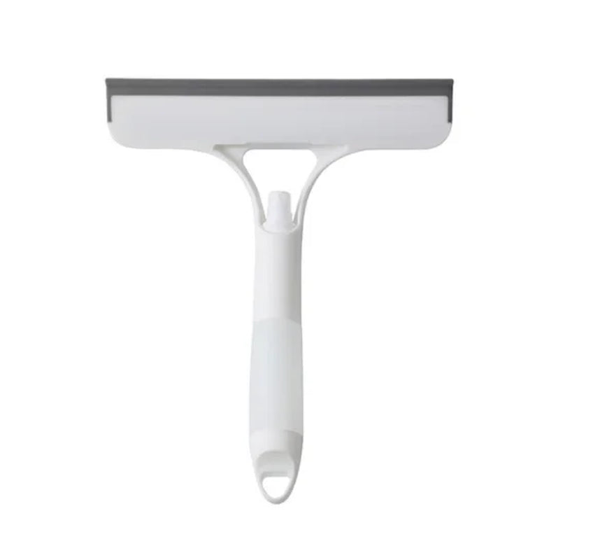 3-In-1 Multipurpose Glass Wiper Scraper Shower Squeegee Cleaner 3In1 with Spray Bathroom Mirrors Tiles Car Window Cleaning Tool